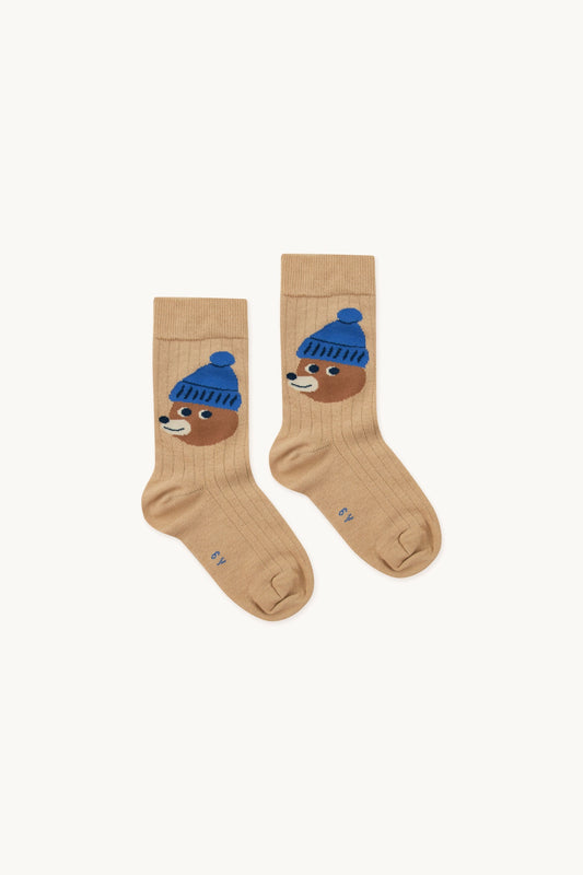 Calcetines medianos BEAR camel- TINY COTTONS