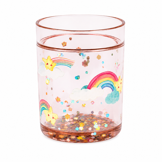 Vaso con Purpurina Rosa Gatitos- -KONGES SLØJD