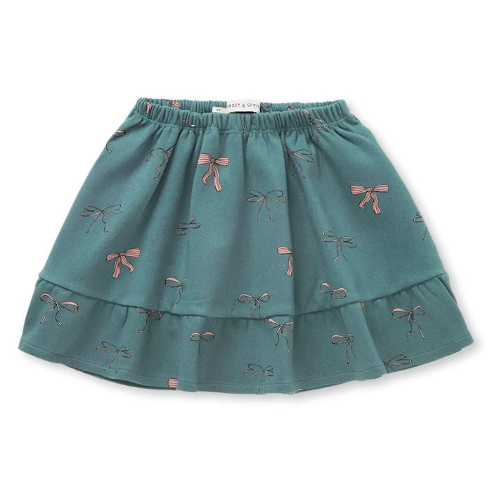 Falda volantes estampado de lazos- SPROET & SPROUT