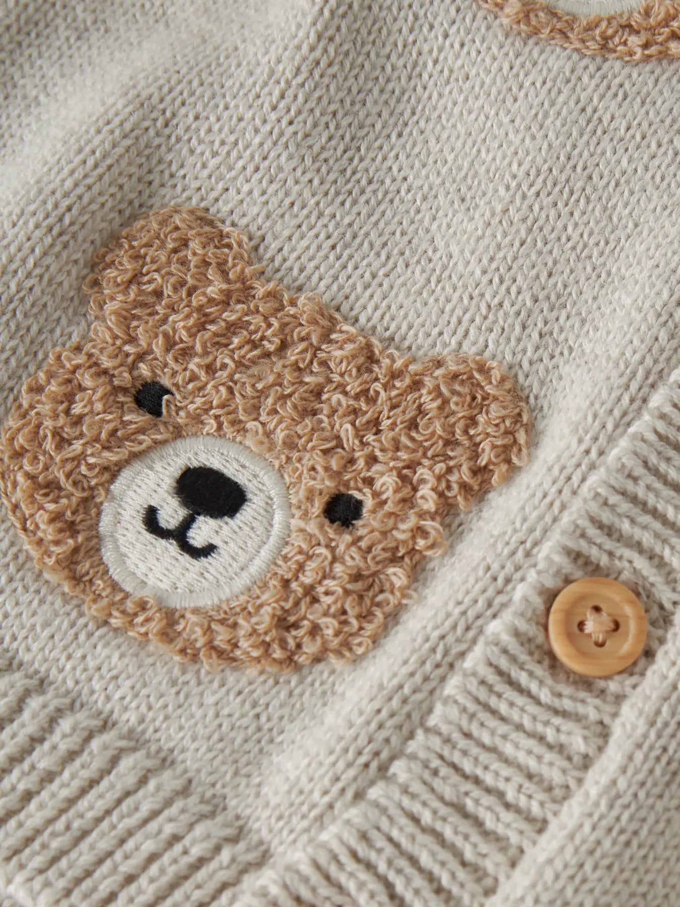 Chaqueta  Ositos Beige -NAME IT