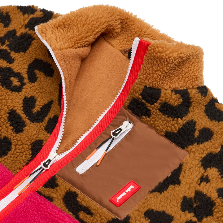 Chaqueta Polar Leopardo- HELLO HOSSY