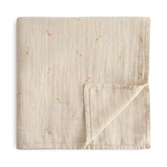 Muselina estampada Cometas- MUSHIE