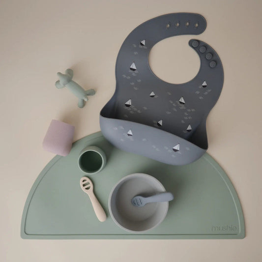 Babero silicona estampado Barcos- MUSHIE