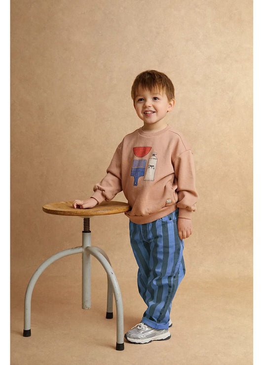 Pantalón Denim a Rayas Azules - SPROET & SPROUT