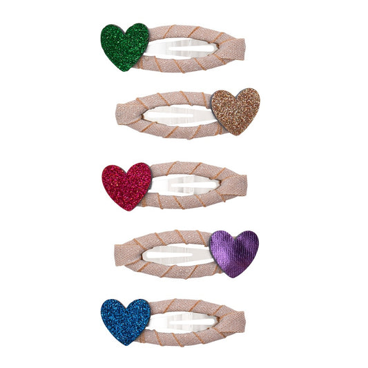 Clips Mini corazones-  MIMI & LULA