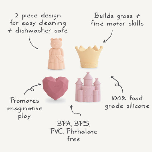 Pack 4 Piezas PRINCESS Baño- MUSHIE