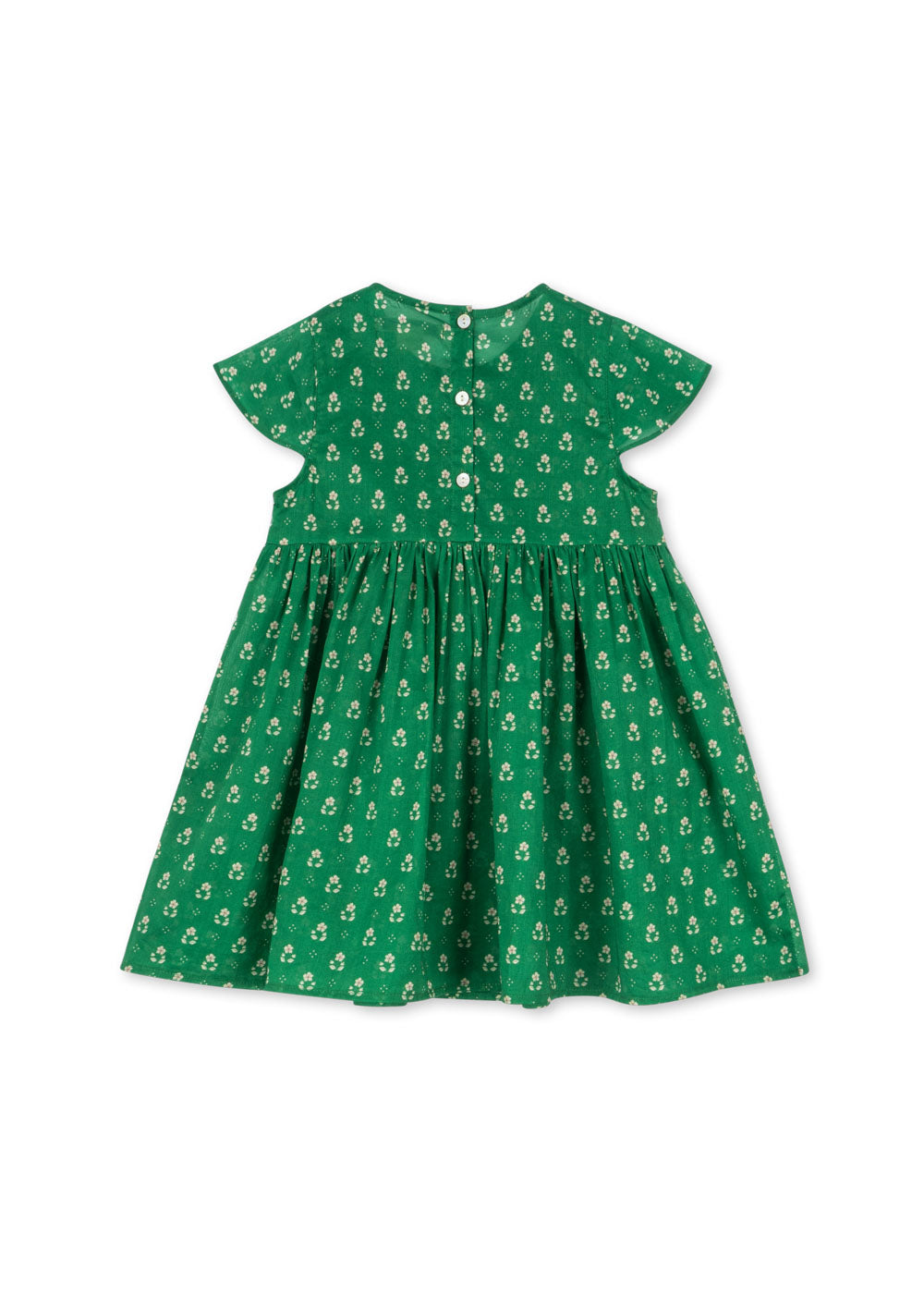 Vestido Floral Verde Cami  -KONGES SLØJD