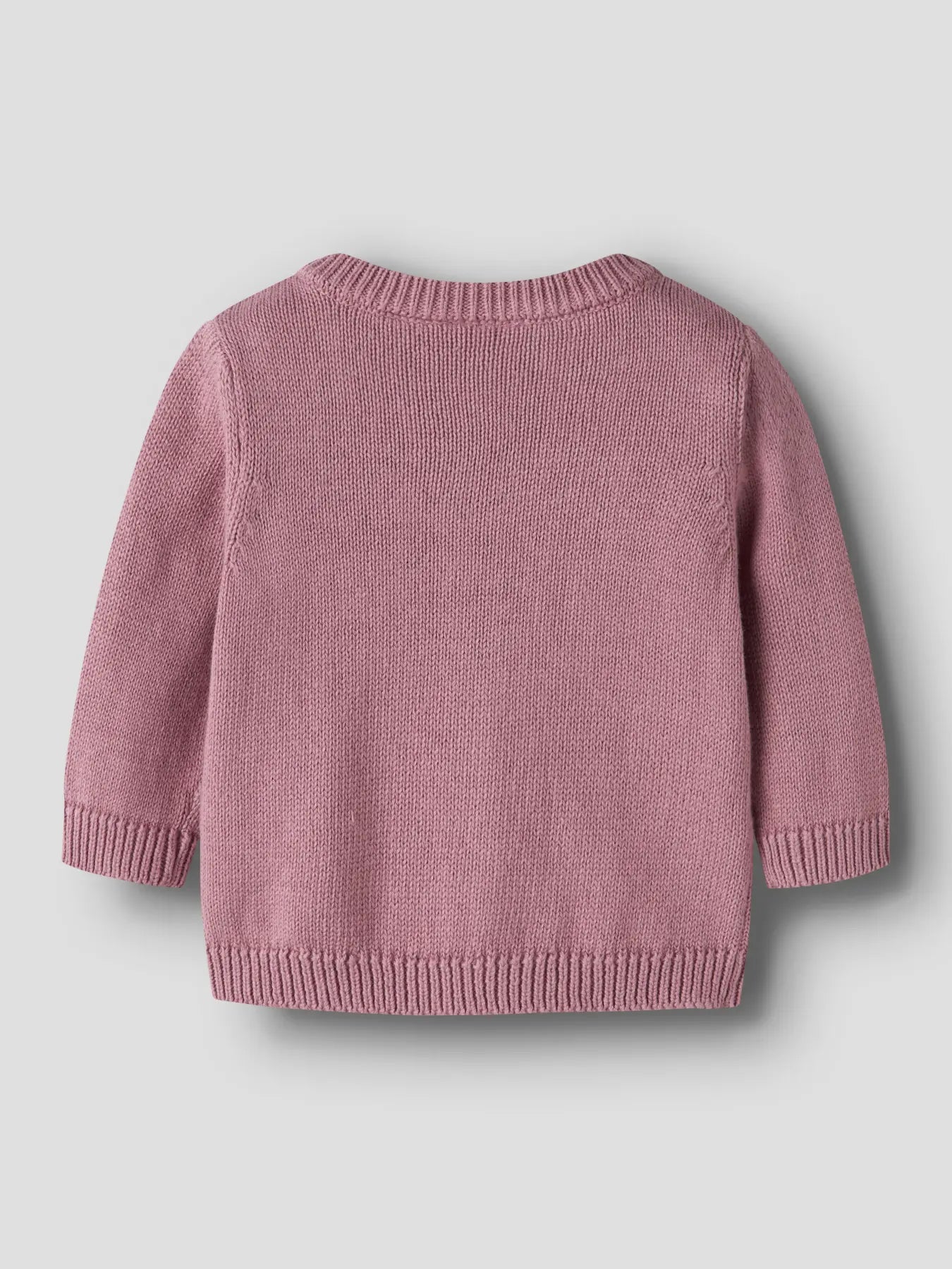 Chaqueta  Punto Flores Malva -NAME IT