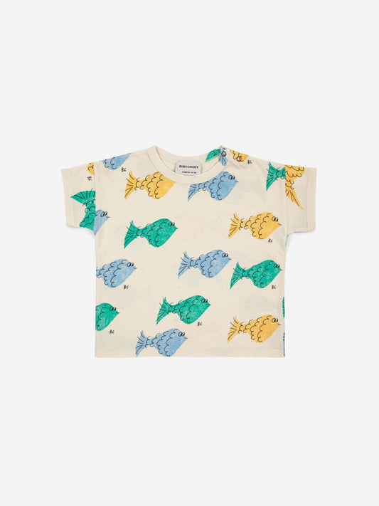 Camiseta estampado peces multicolor- BOBO CHOSES