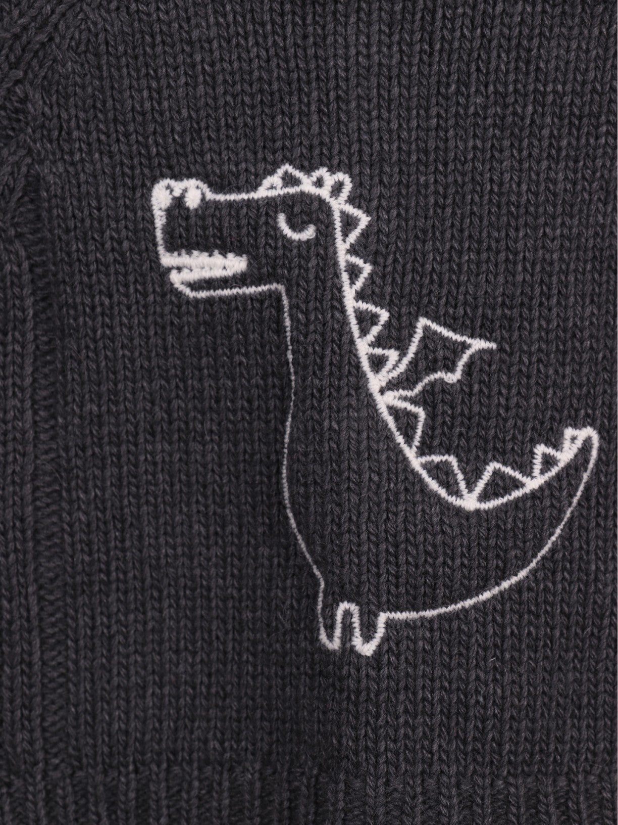 Jersey manga larga con bordado dragón- WE DOBLE