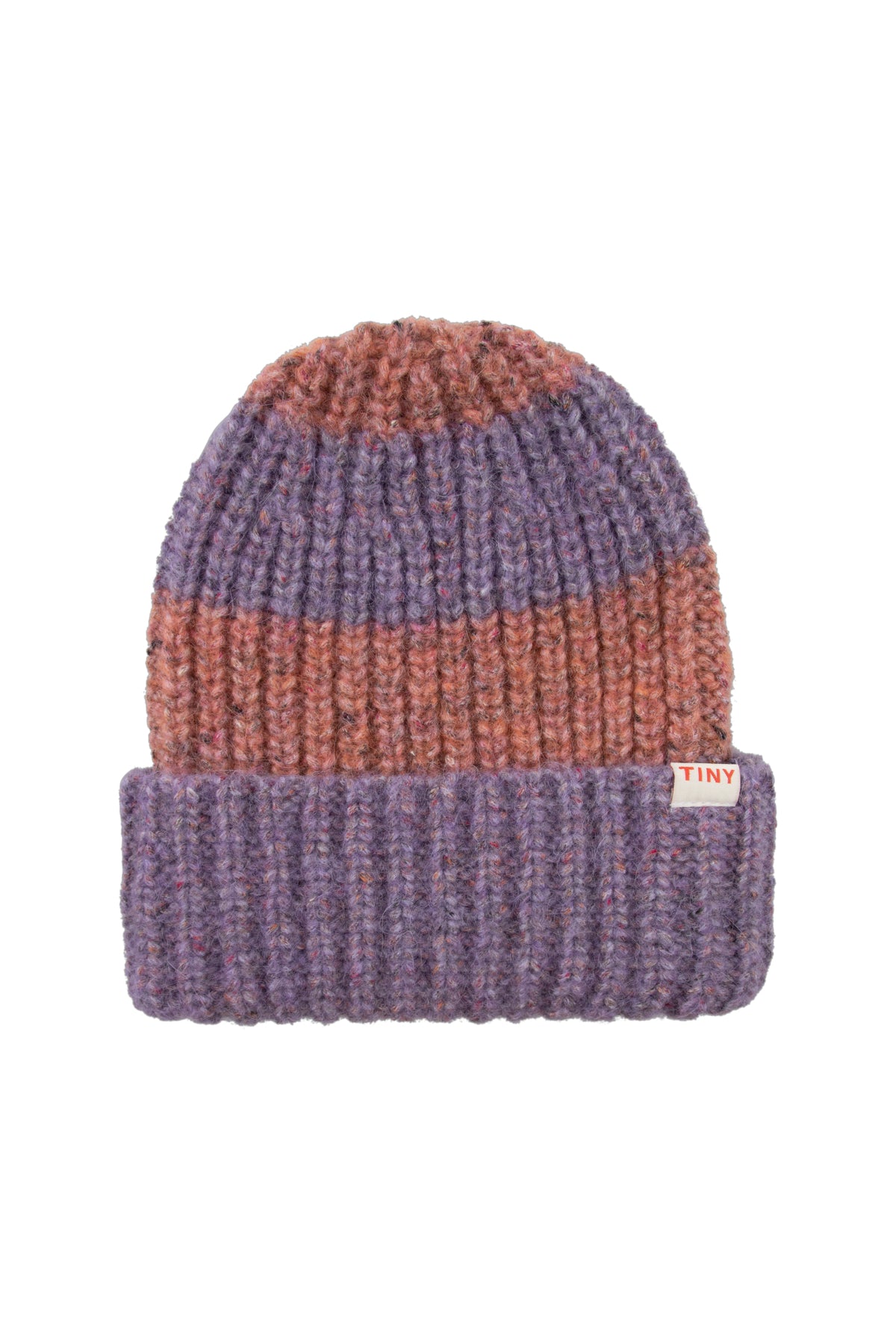 Gorro rayas grandes lila y rosa- TINYCOTTONS