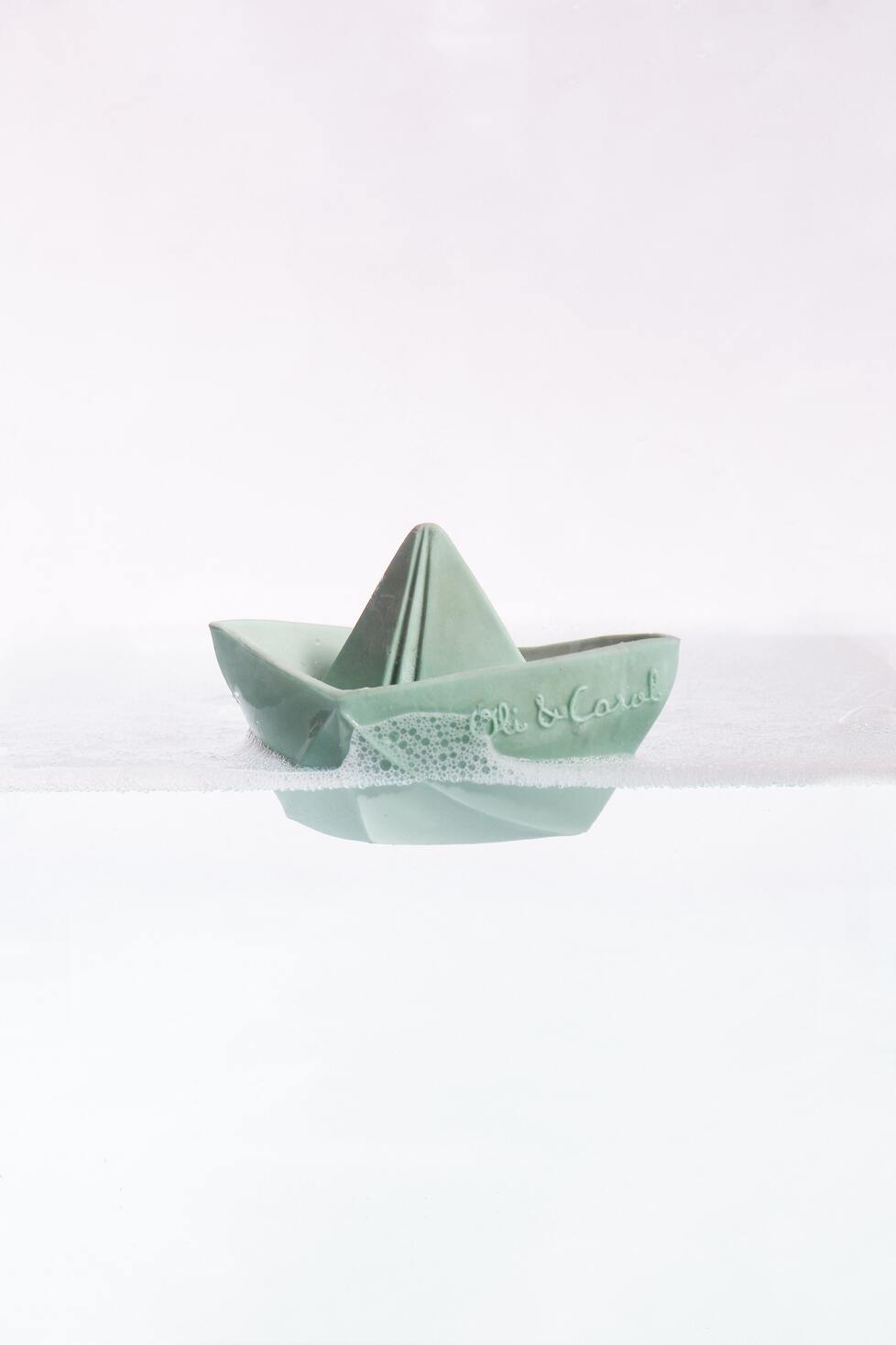 Barco Origami Menta- Barcos Origami