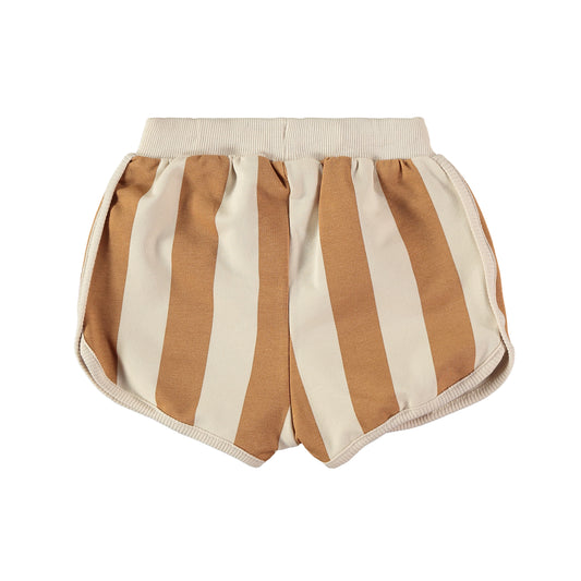 Pantalón corto Stripes Arcilla- BABYCLIC