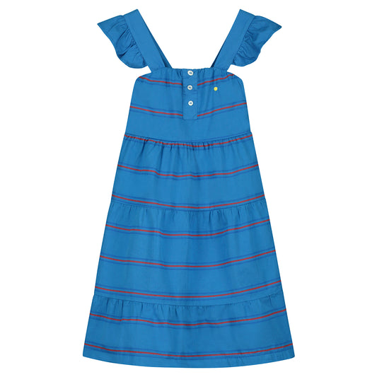 Vestido de rayas azul- BONMOT