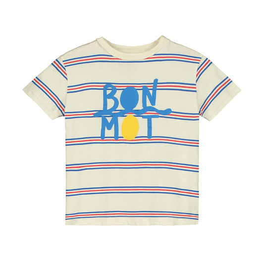 Camiseta de rayas logo Bonmot- BONMOT