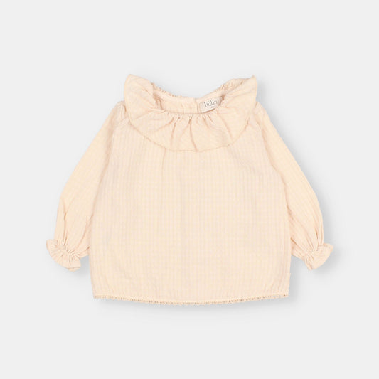 Blusa sheer check- BÚHO