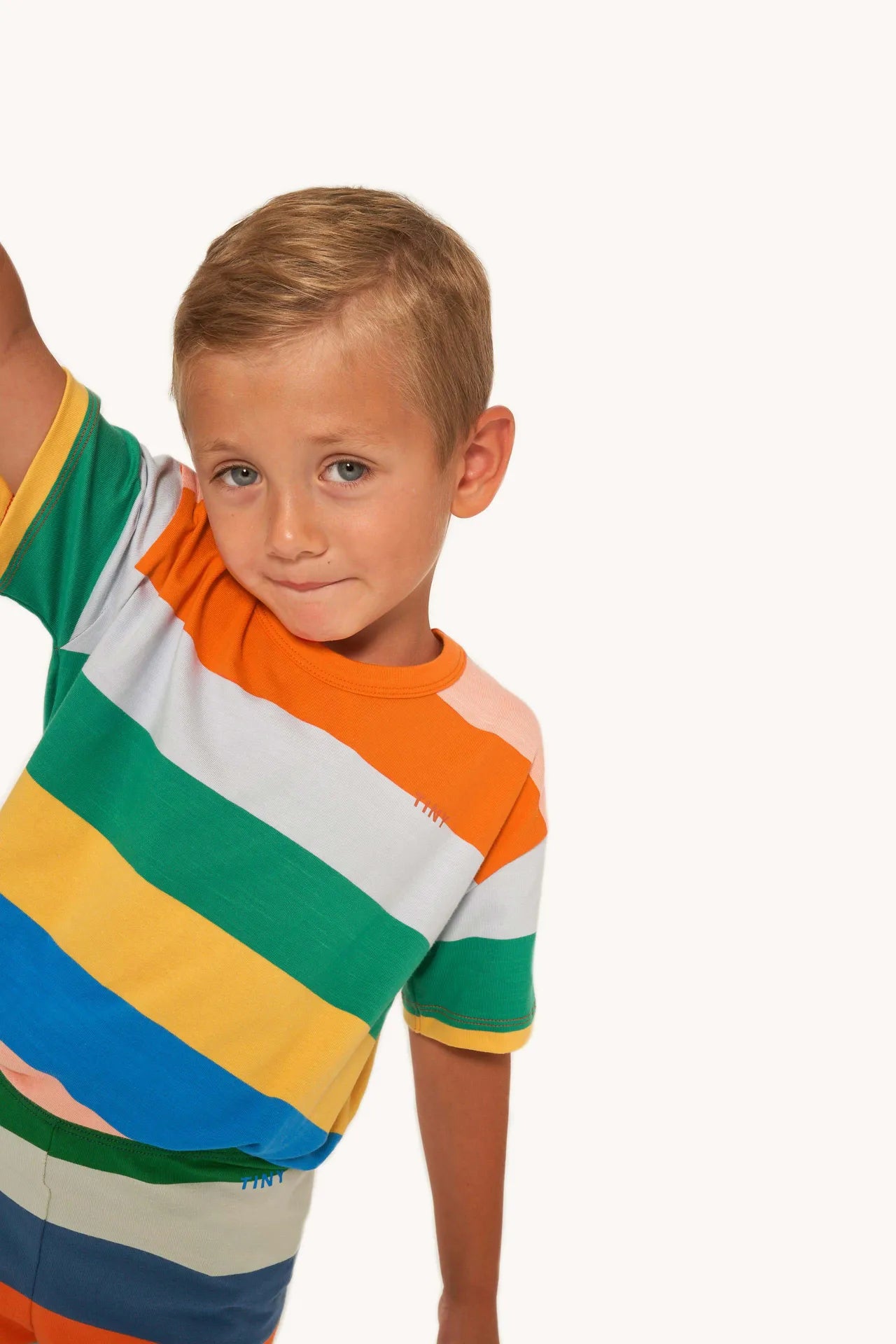 Camiseta Rayas multicolor- TINY COTTONS